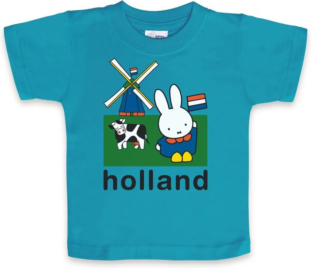 Nijntje T-shirt Holland Blauw