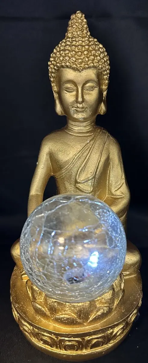 Decoratieve solarlamp "zittende boeddha"