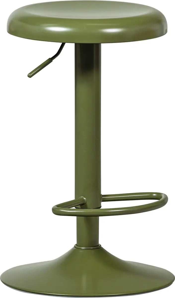 WOOOD Isaac Barkruk Warmgroen 81x39x39