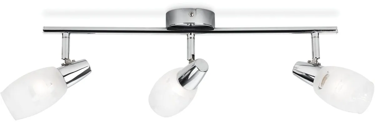 Philips Essentials 5028311E7 Oppervlakspot E14 - 3 Stuks - Chroom