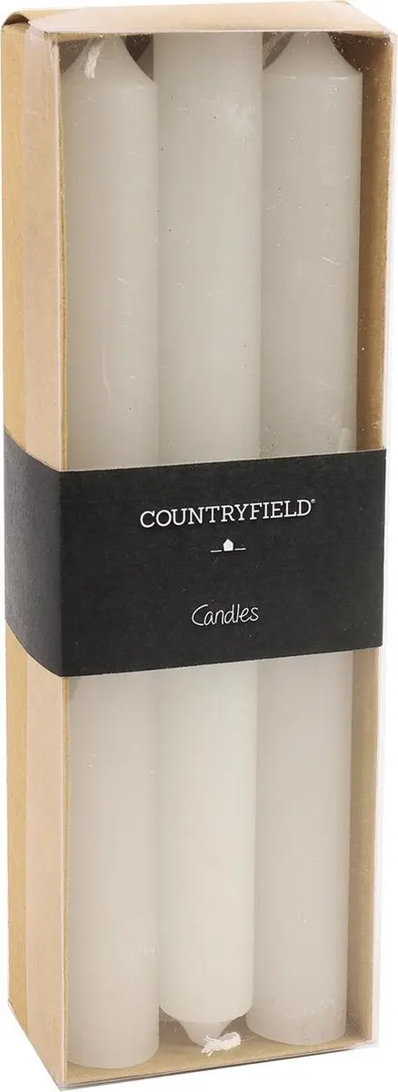 Set van 6 kaarsen Countryfield 20cm