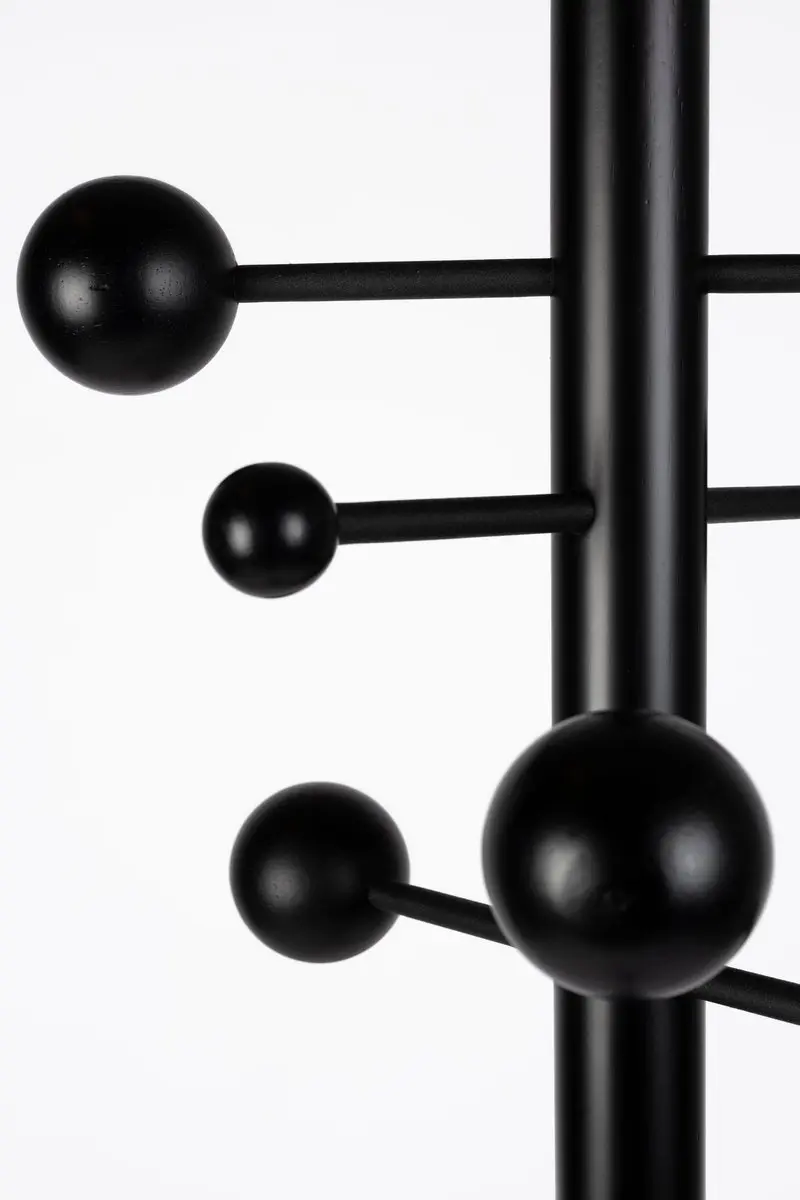 Zuiver Jason Kapstok - 175cm - 8 Haken - Zwart - afbeelding 2 van 6