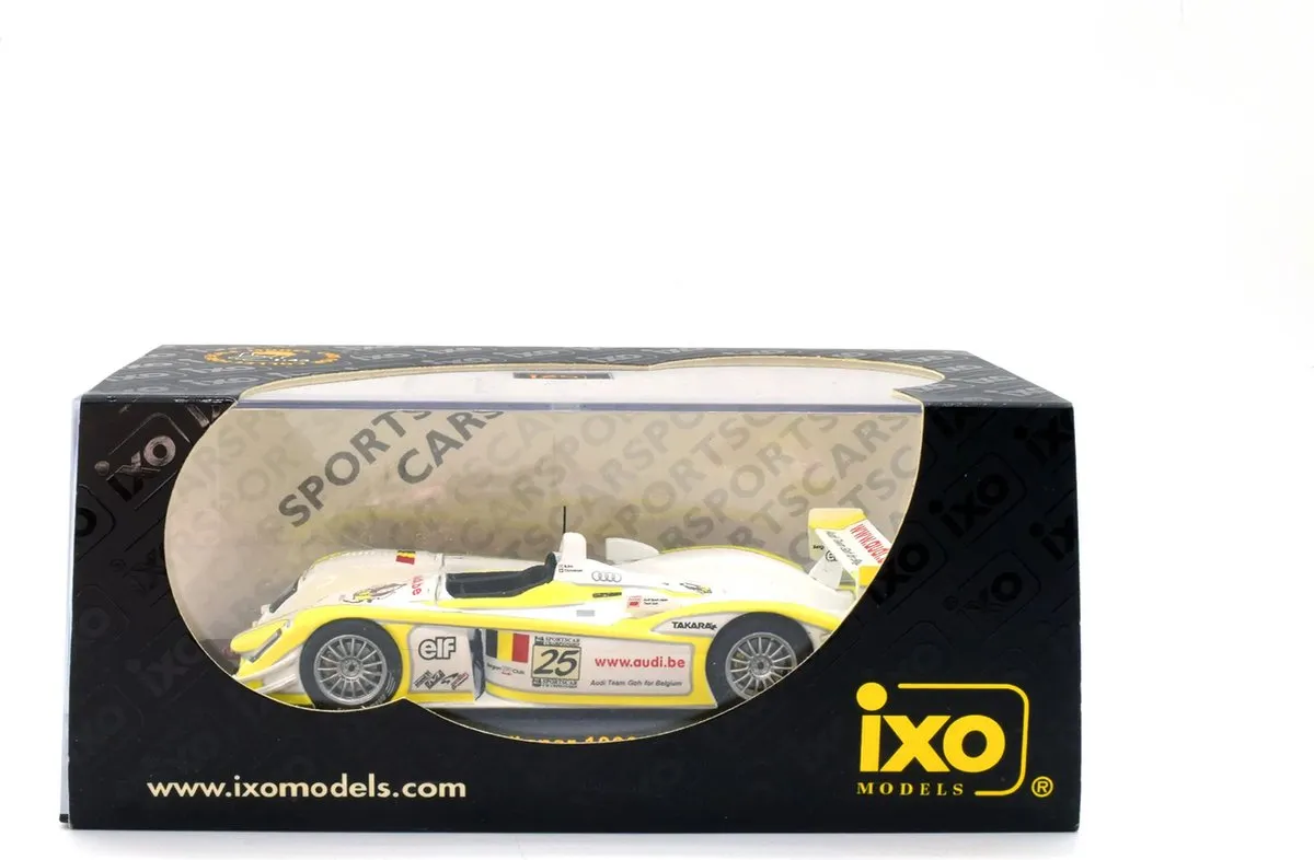Audi R8 #25 Winner 1000 KM Spa 2003 IXO Models - 1:43 - Multicolor