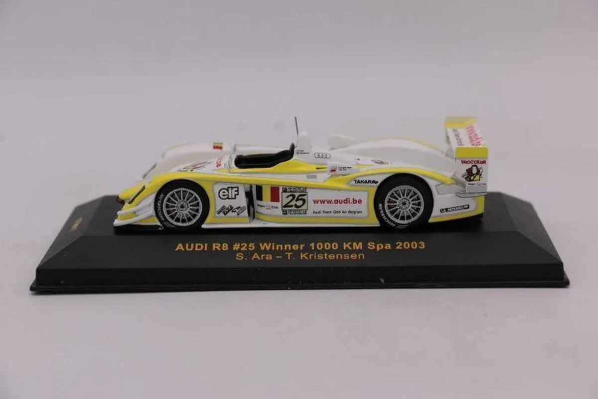 Audi R8 #25 Winner 1000 KM Spa 2003 IXO Models - 1:43 - Multicolor