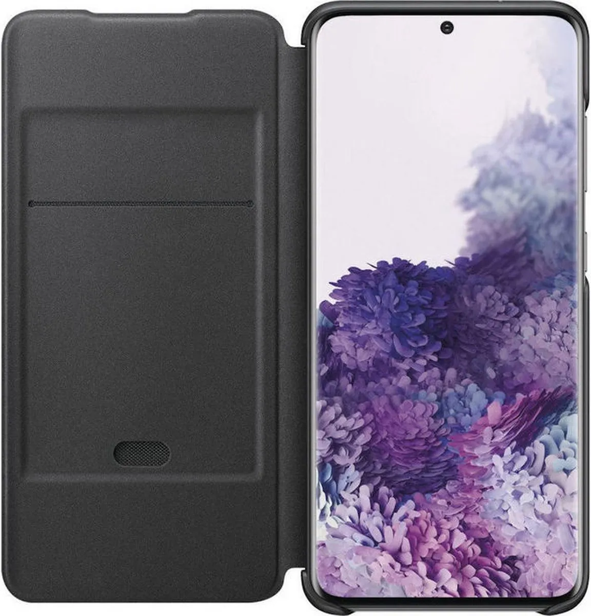 Samsung Galaxy S20 EF-NG980P LED View Wallet Case - Zwart