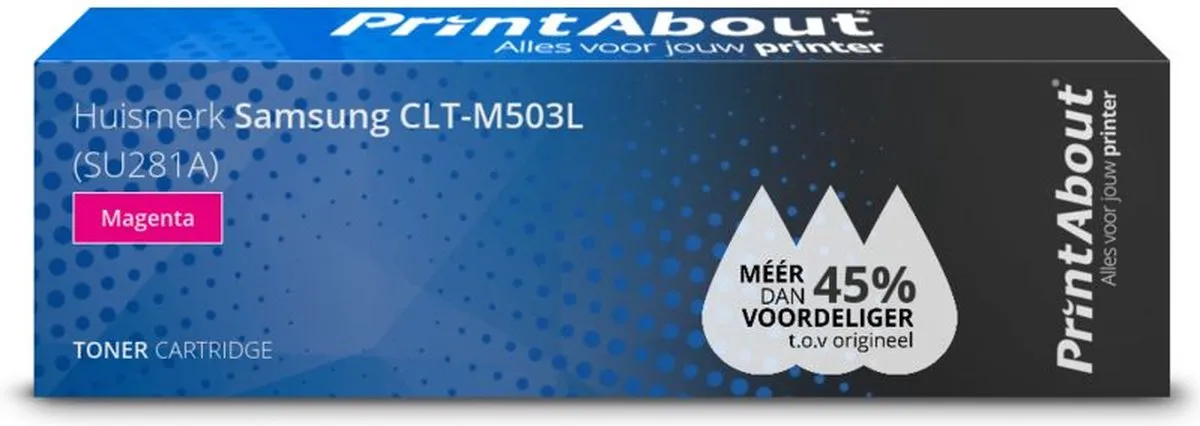 PrintAbout Huismerk CLT-M503L Toner Magenta - 5.500