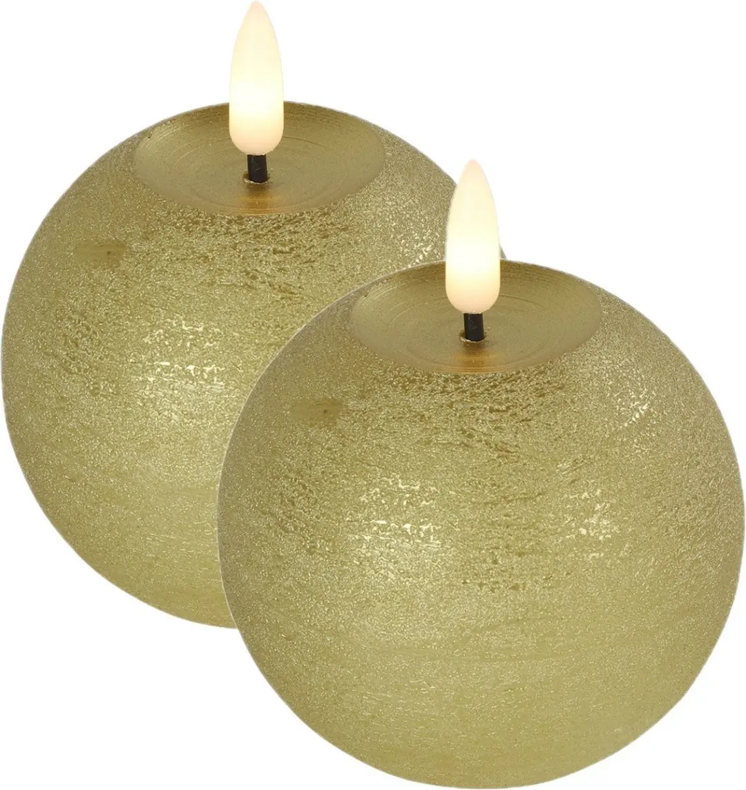 Countryfield LED kaarsen/bolkaarsen- 2x