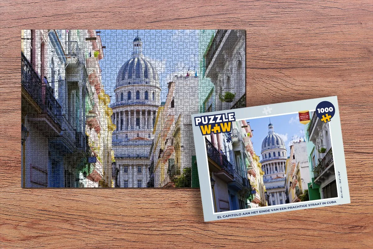 PuzzleWow El Capitolo Legpuzzel 1000 Stuks - Multicolor