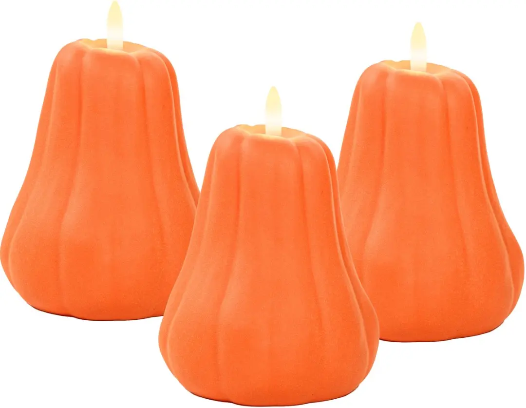 Anna's Collection LED pompoen kaars