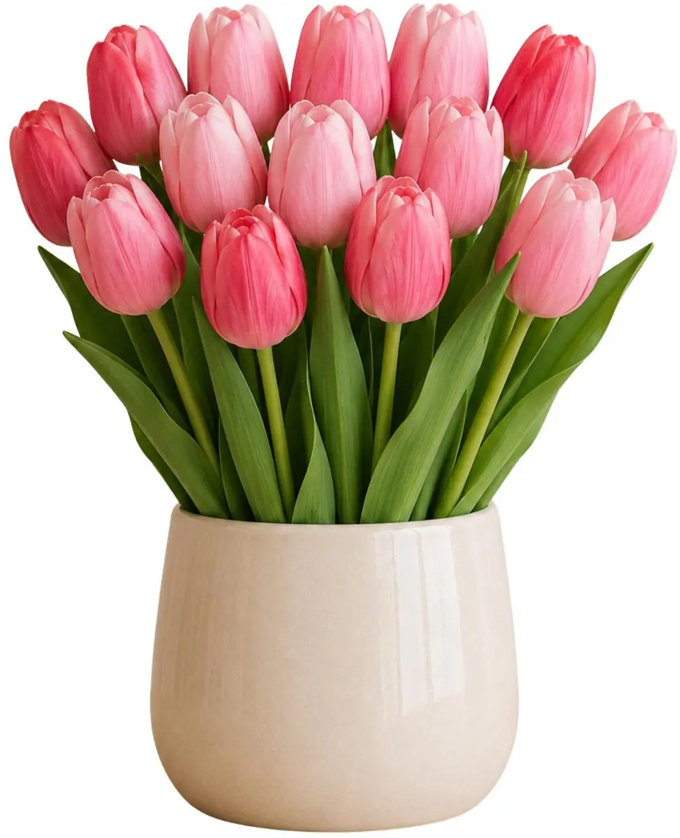 Bellatio Design Kunst tulpen boeket Sally