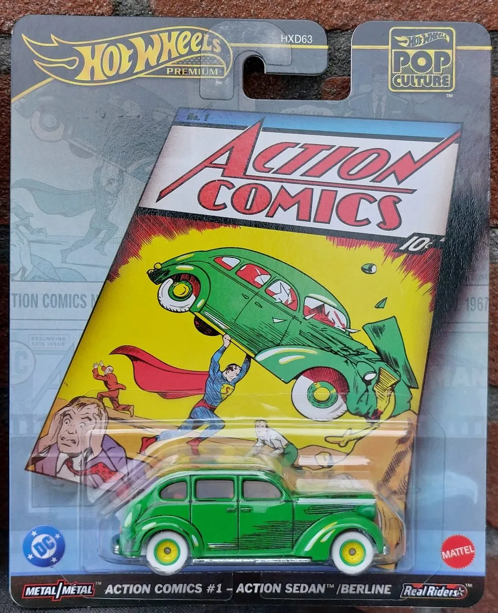 Hot Wheels HVJ50 Action Sedan Berline - Groen
