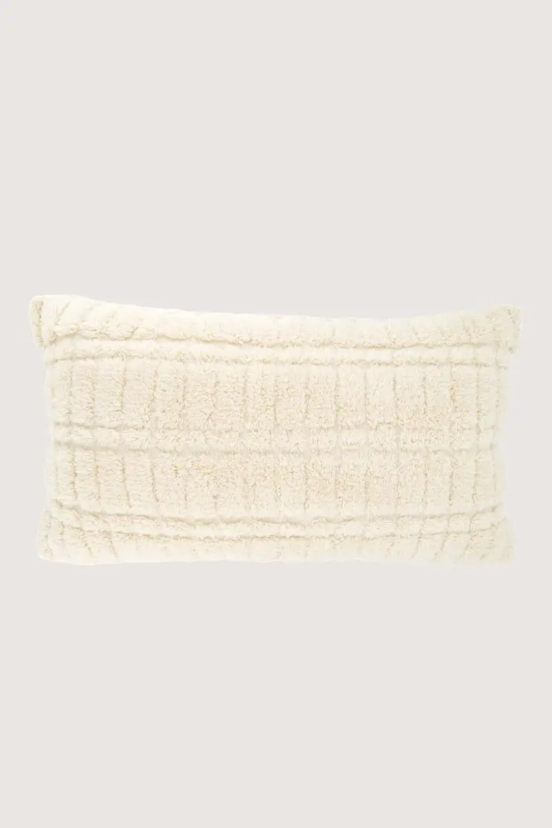 Zusss Patroon Kussen 60x40cm Off White