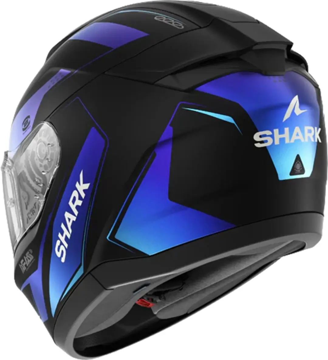 Shark Ridill 2 Mekarium Mat Helm - XS - Zwart/blauw/paars - afbeelding 4 van 6