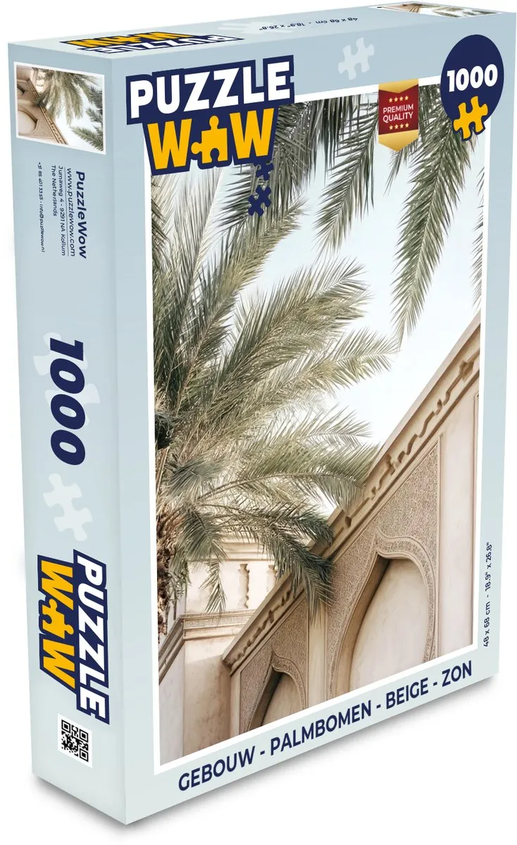 PuzzleWow Legpuzzel 1000 Stuks