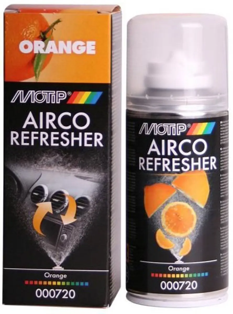 MoTip Car Care Black Airco Refresher in 150ml spuitbus