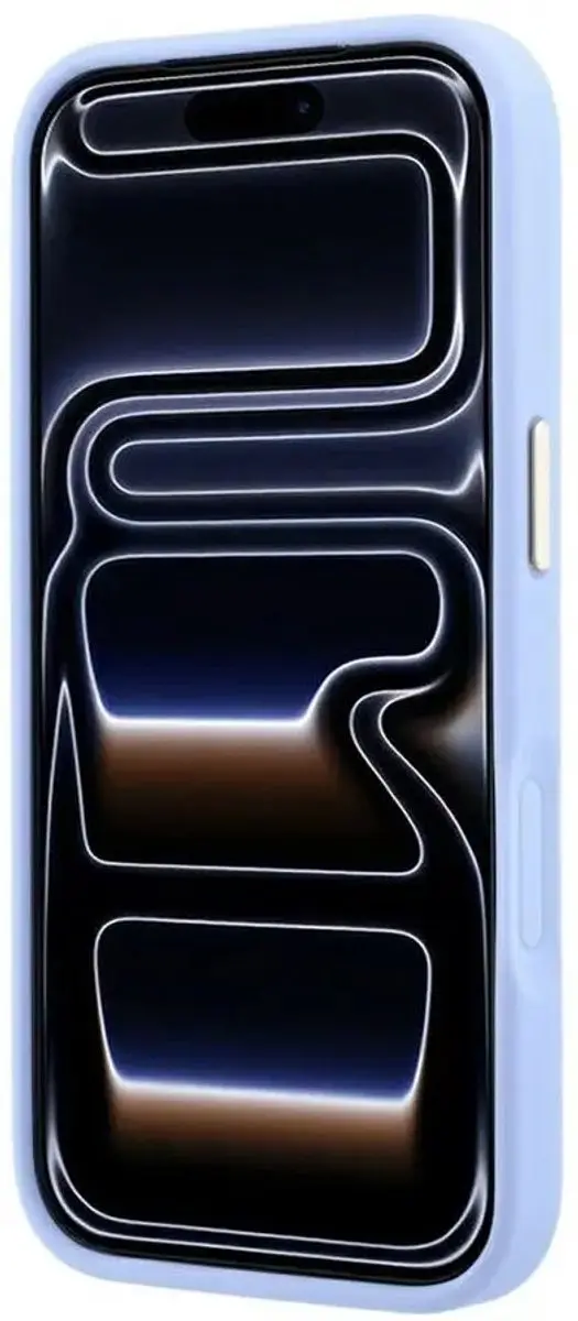 Guess Peony Stripe iPhone 18 Pro Max Hoesje - MagSafe - Blauw - afbeelding 6 van 6