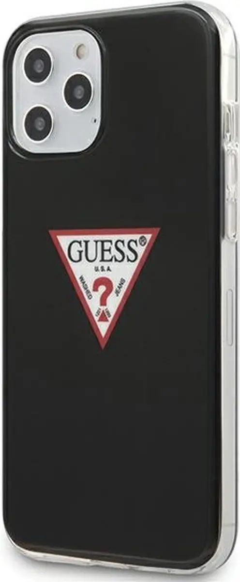 Guess Triangle Collection Hoesje iPhone 12/12 Pro - Zwart - afbeelding 2 van 4