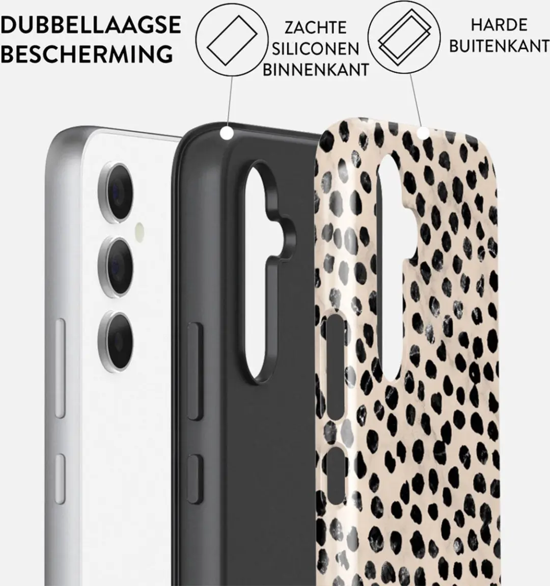 Burga Tough Case Samsung Galaxy A54 - Almond Latte - afbeelding 3 van 6