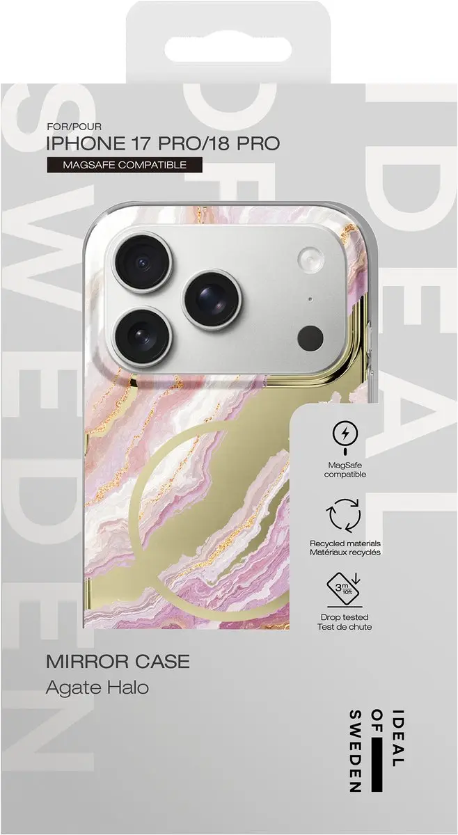 iDeal of Sweden Mirror Case iPhone 18/17 Pro - Agate Halo - afbeelding 4 van 4