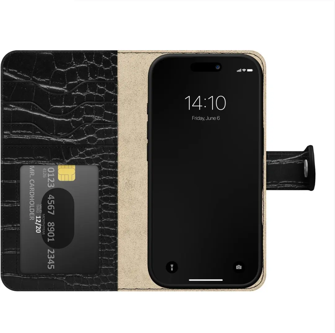 iDeal of Sweden Magnet Wallet+ Bookcase iPhone 18/17 Pro Max - Zwart - afbeelding 4 van 6