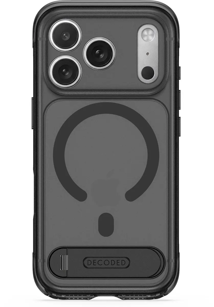 DECODED Hybride Hoesje met 360° Standaard voor iPhone 18 Pro / 17 Pro
