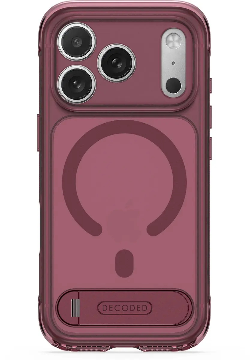 DECODED Hybride Hoesje met 360° Standaard voor iPhone 18 Pro Max / 17 Pro Max