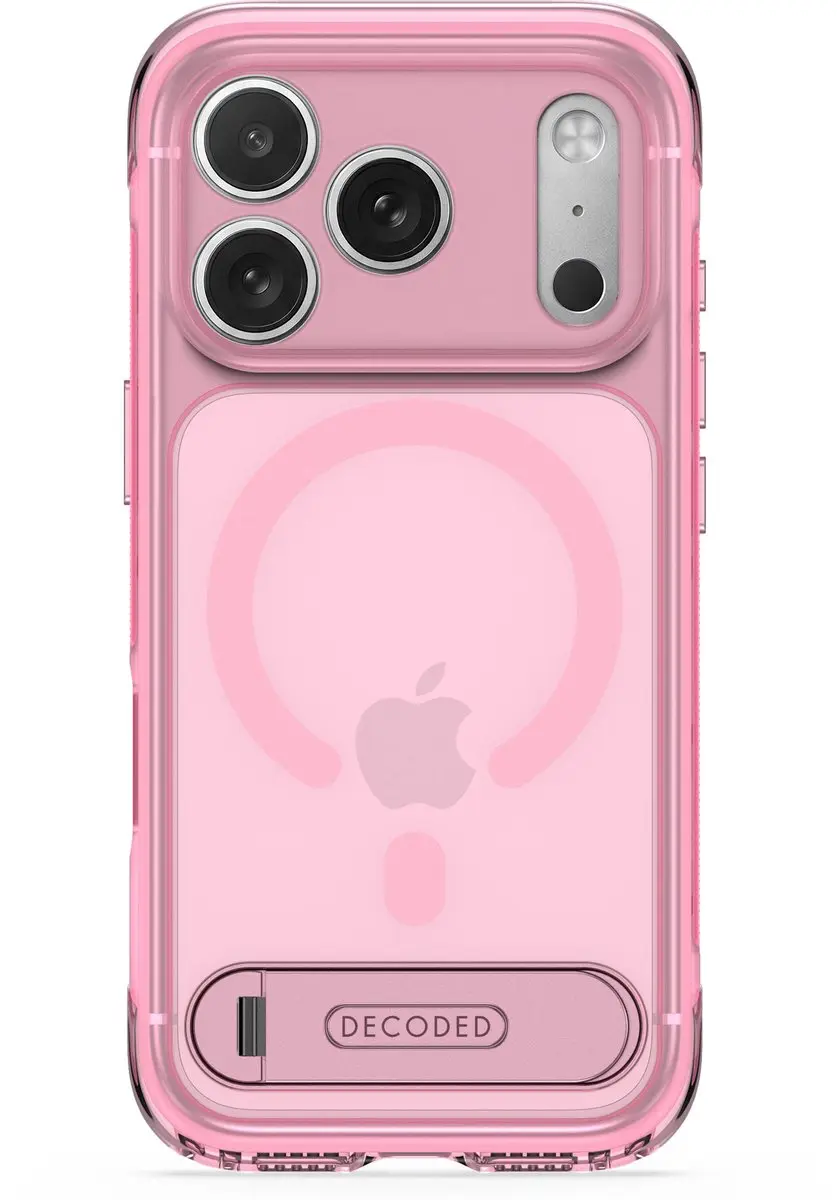 DECODED Hybride Hoesje met 360° Standaard voor iPhone 18 Pro / 17 Pro