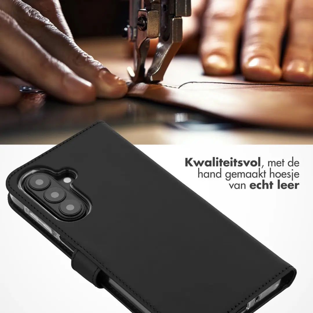 Selencia Bookcase Hoesje - Samsung Galaxy A27 - Zwart - afbeelding 2 van 5