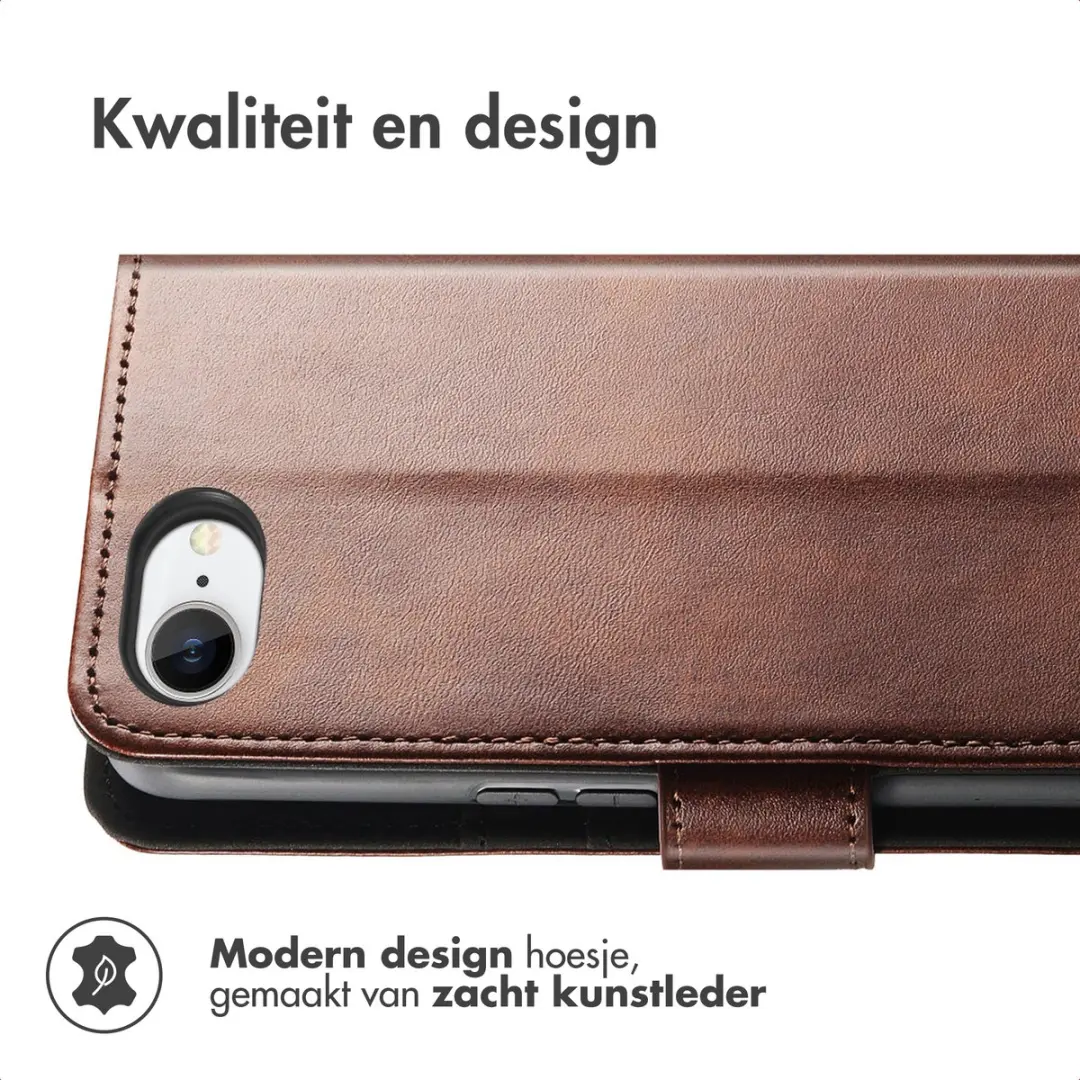 imoshion Luxe Bookcase Hoesje - Donkerbruin - afbeelding 4 van 6