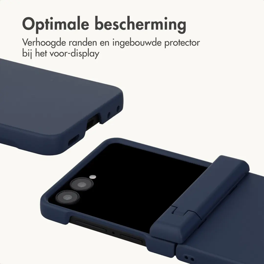 Imoshion Hoesje Galaxy Z Flip8 Donkerblauw - met Stand - afbeelding 4 van 6