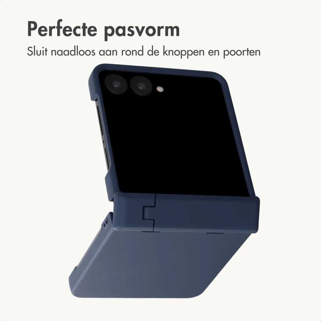 Imoshion Hoesje Galaxy Z Flip8 Donkerblauw - met Stand - afbeelding 5 van 6