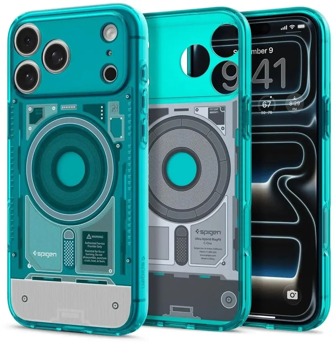 Spigen Ultra Hybrid MagFit iPhone 18 Pro Max Hoesje - Bondi Blauw - afbeelding 2 van 6
