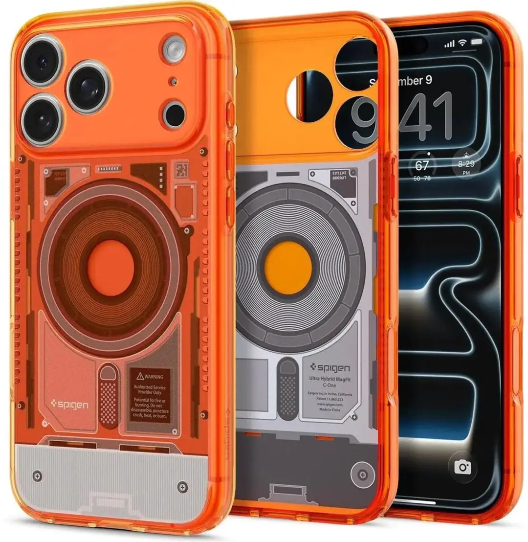 Spigen Ultra Hybrid MagFit iPhone 18 Pro Max Hoesje - Tangerina - afbeelding 2 van 6