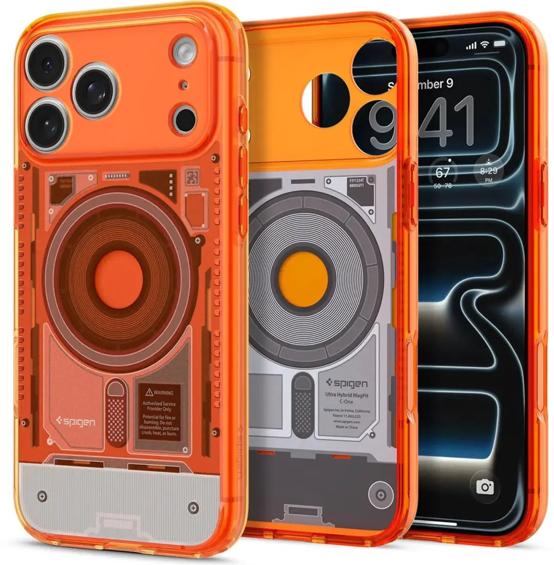 Spigen Ultra Hybrid MagFit iPhone 18 Pro/17 Pro - Tangerine - afbeelding 2 van 6