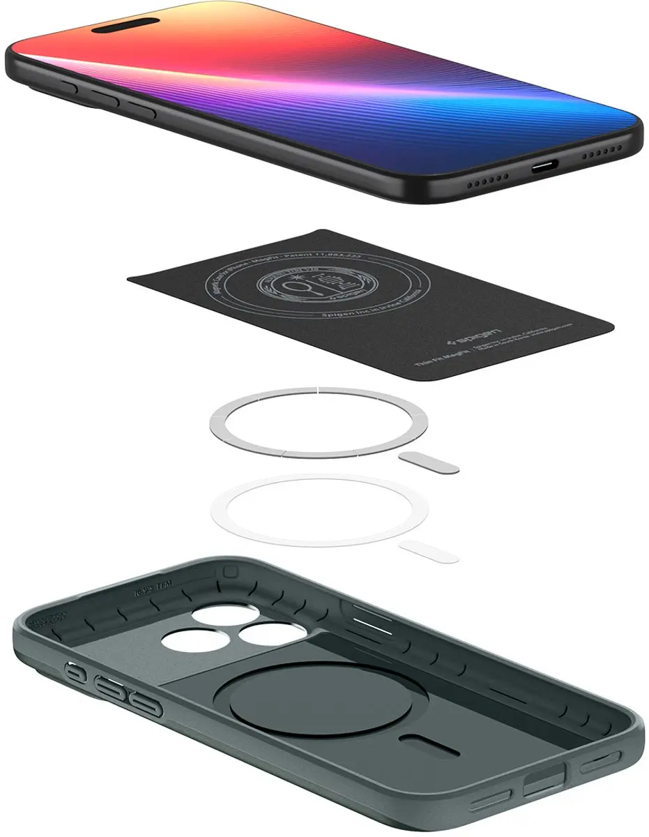 Spigen Thin Fit MagSafe iPhone 18 Pro Max Hoesje - Groen - afbeelding 3 van 6