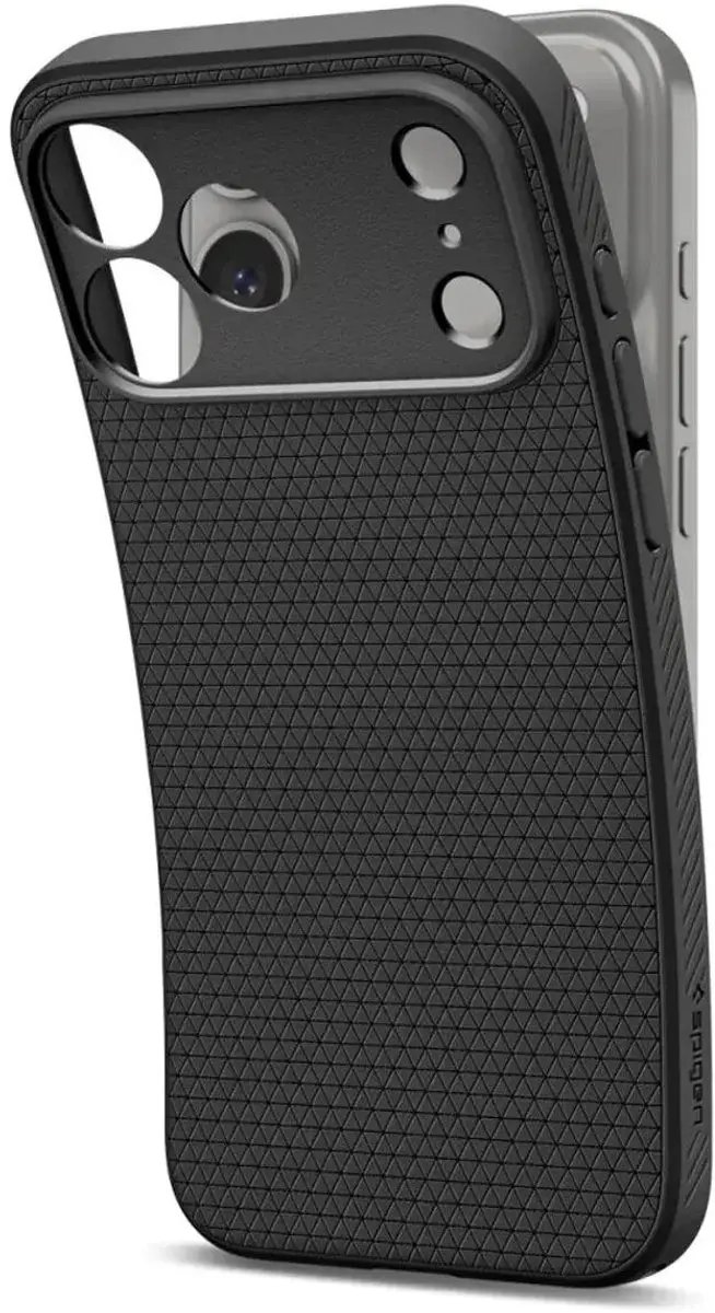 Spigen Liquid Air iPhone 18 Pro Max Hoesje - Zwart - afbeelding 6 van 6