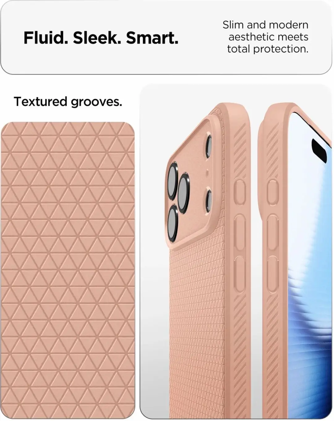 Spigen Liquid Air Hoesje iPhone 18 Pro Max - Roze - afbeelding 4 van 6