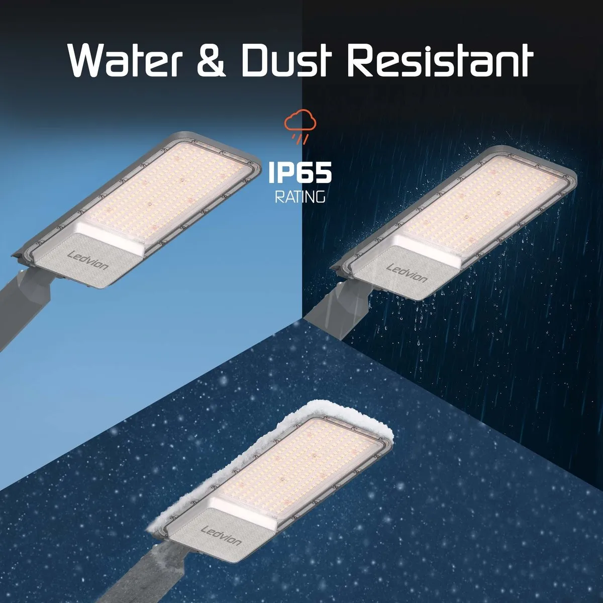 Ledvion LED Straatlamp 150W 4000K IP65 - Osram Chips