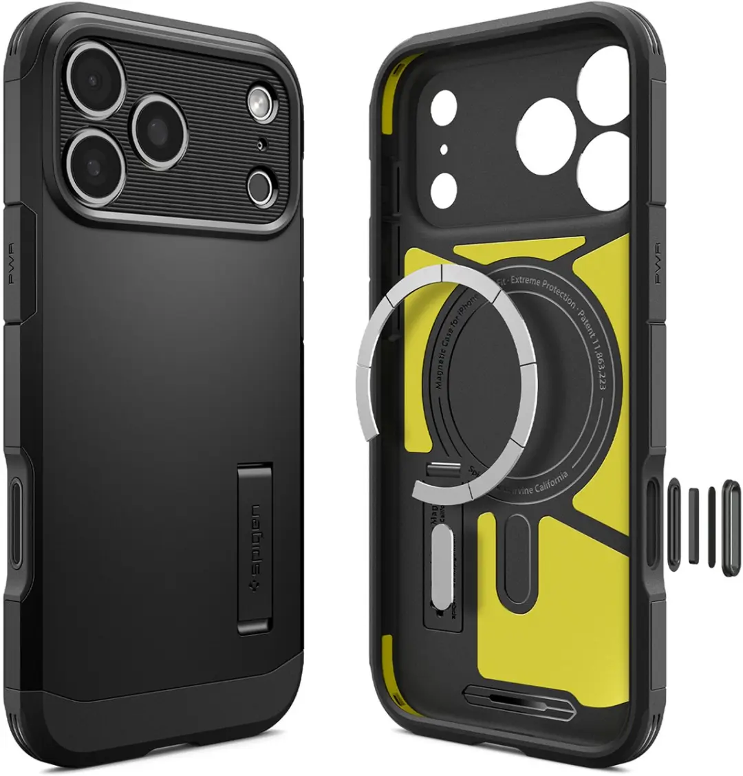Spigen Tough Armor T MagFit Hoesje - iPhone 18 Pro Max / 17 Pro Max - Zwart - afbeelding 3 van 6