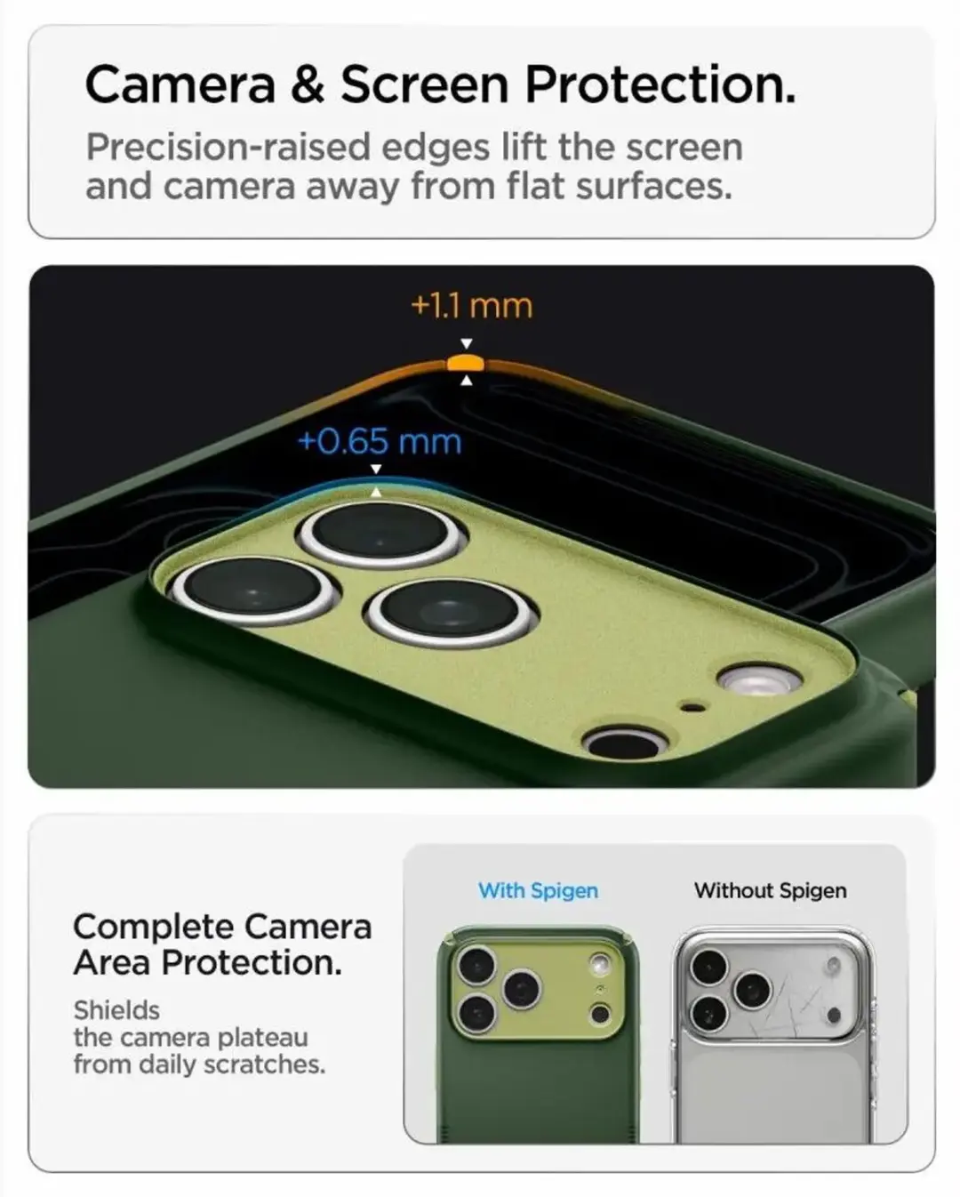 Spigen Nano Pop Hybrid MagFit iPhone 18 Pro Max Hoesje - Groen - afbeelding 6 van 6