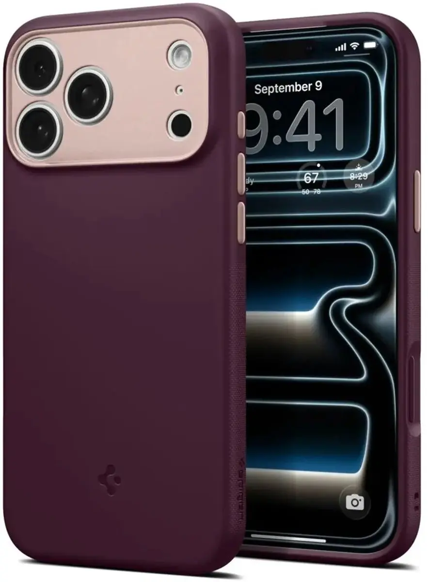 Spigen Nano Pop MagFit iPhone 18/17 Pro Max - MagSafe - Burgundy - afbeelding 5 van 6