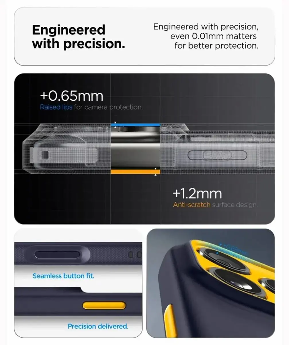 Spigen Nano Pop MagFit iPhone 18 Pro Max Hoesje - Blauw - afbeelding 2 van 6