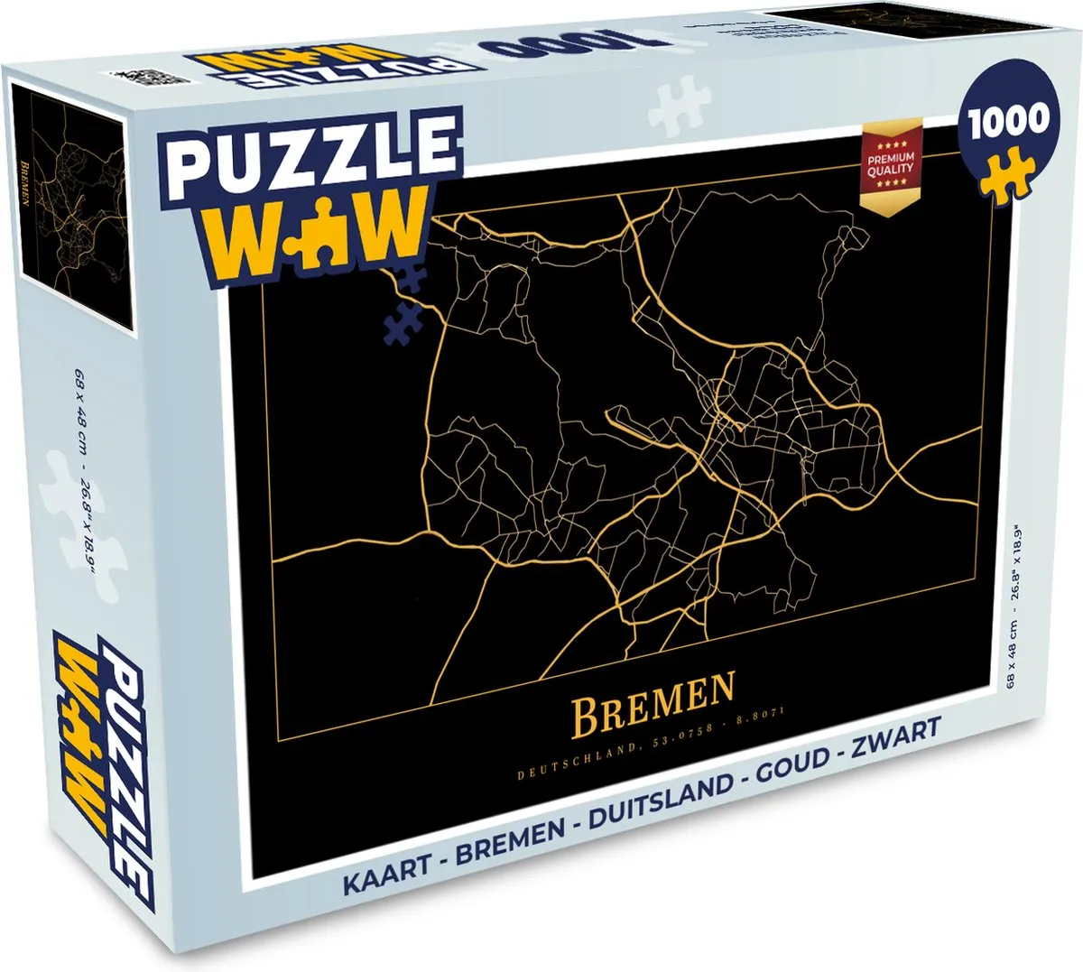 PuzzleWow Bremen Legpuzzel 1000 Stuks