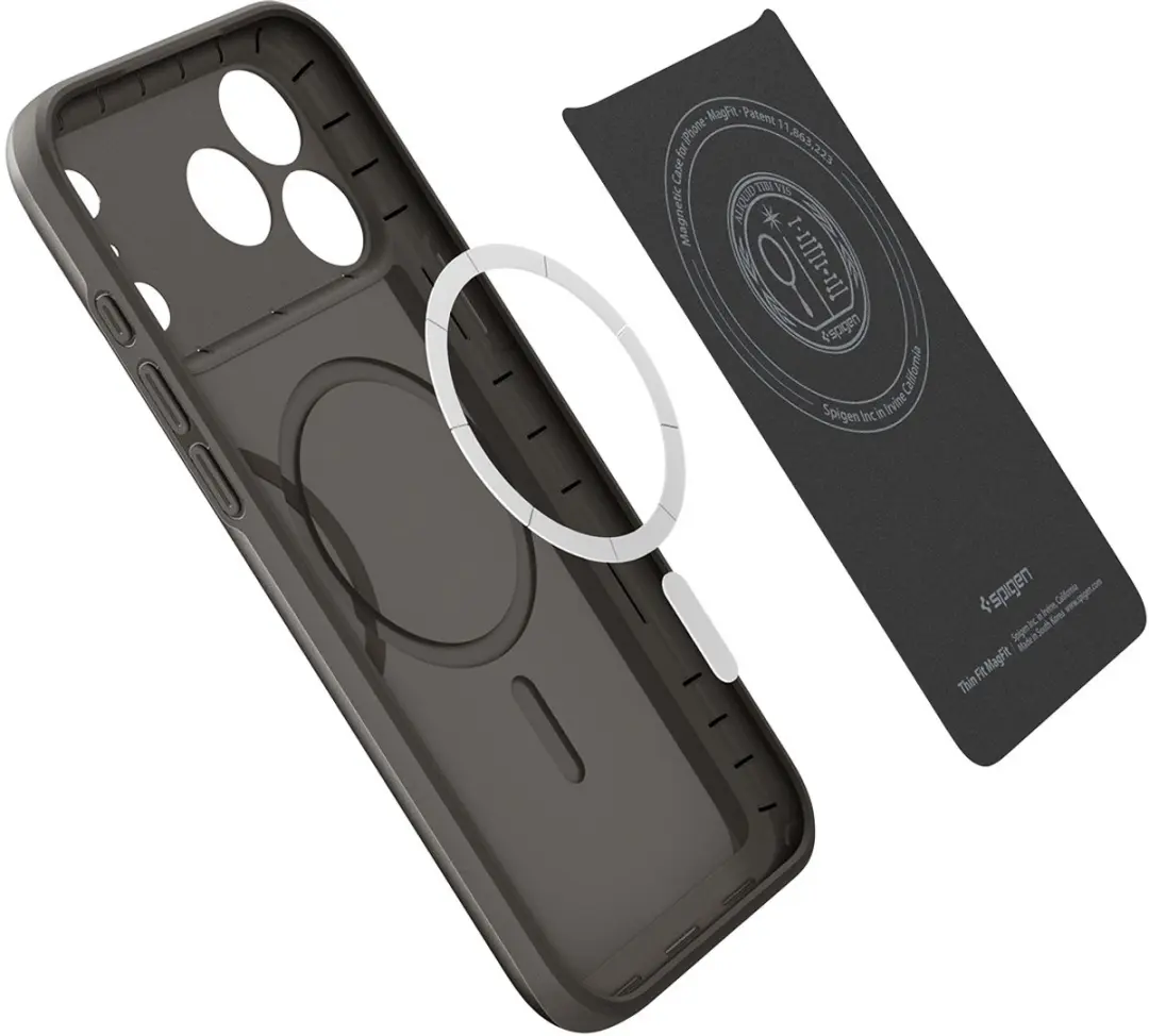 Spigen Thin Fit MagFit iPhone 17 Pro - Grijs - afbeelding 5 van 6