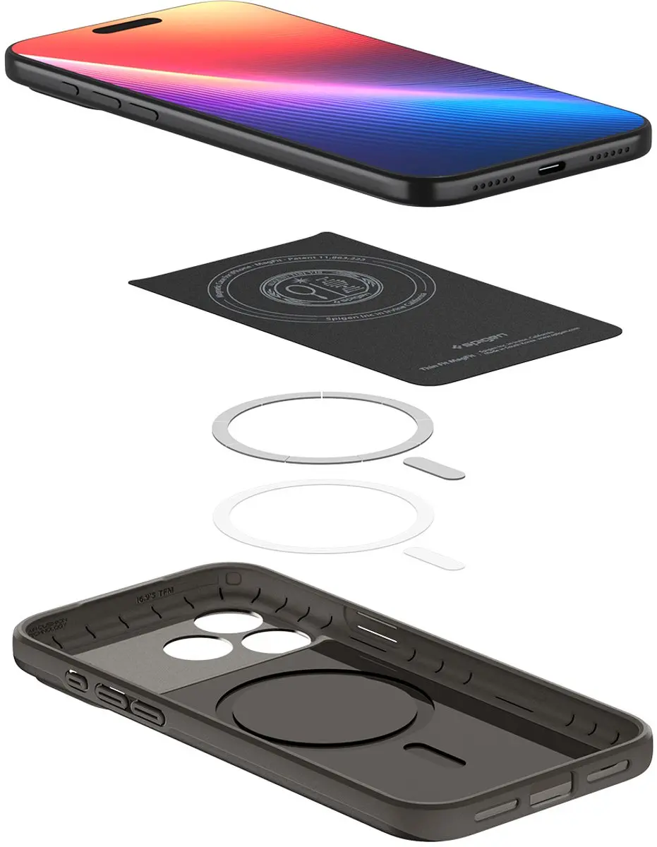 Spigen Thin Fit MagFit iPhone 17 Pro - Grijs - afbeelding 3 van 6