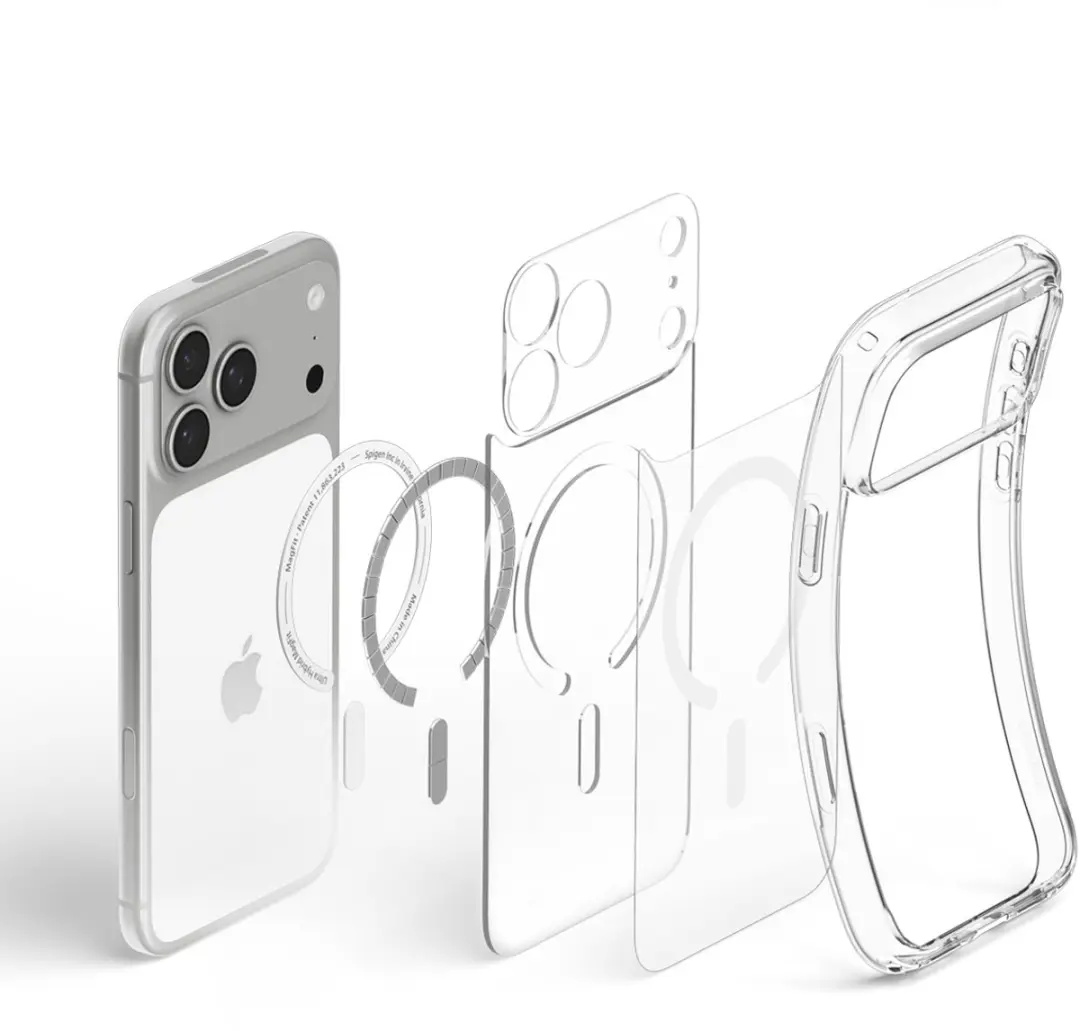 Spigen Ultra Hybrid MagFit iPhone 18 Pro/17 Pro - Wit - afbeelding 3 van 6