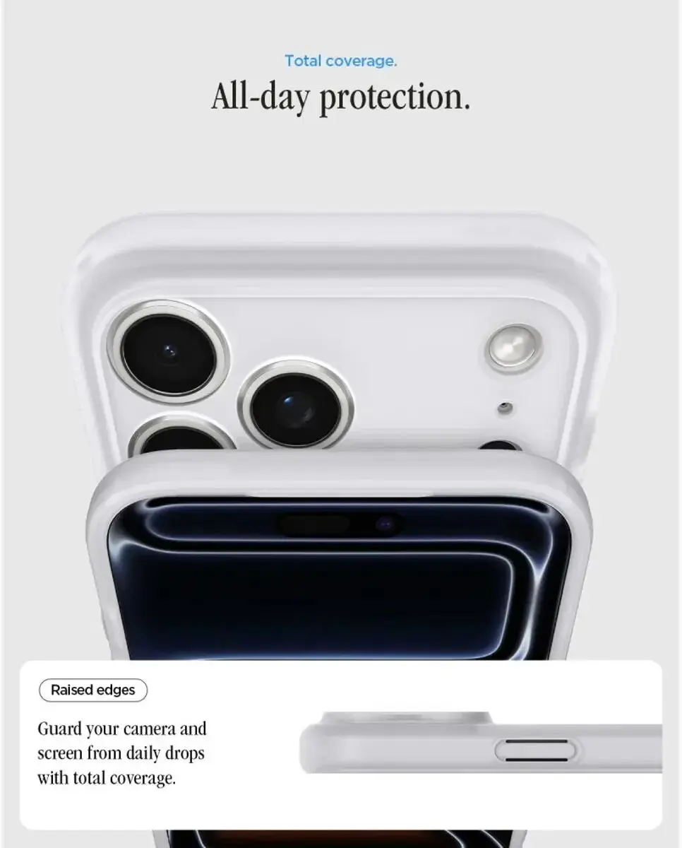 Spigen Ultra Hybrid MagFit iPhone 18 Pro Hoesje - Zilver - afbeelding 5 van 6