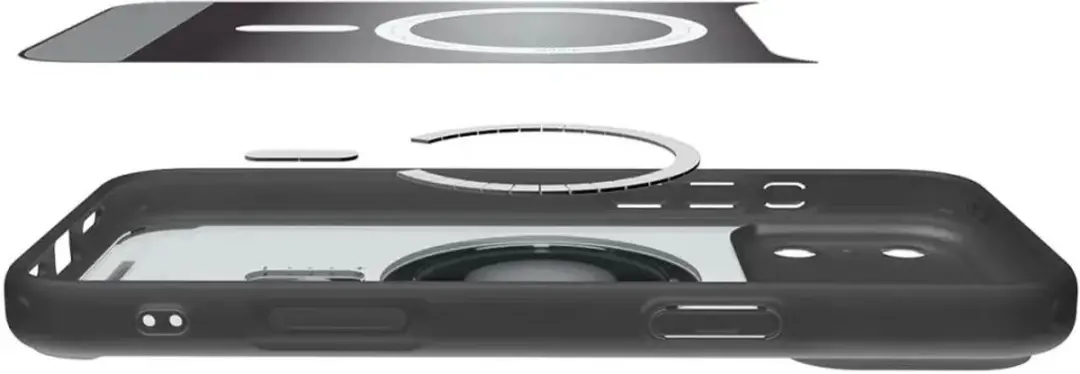 Spigen Ultra Hybrid MagFit iPhone 18 Pro Hoesje - Zwart - afbeelding 5 van 6