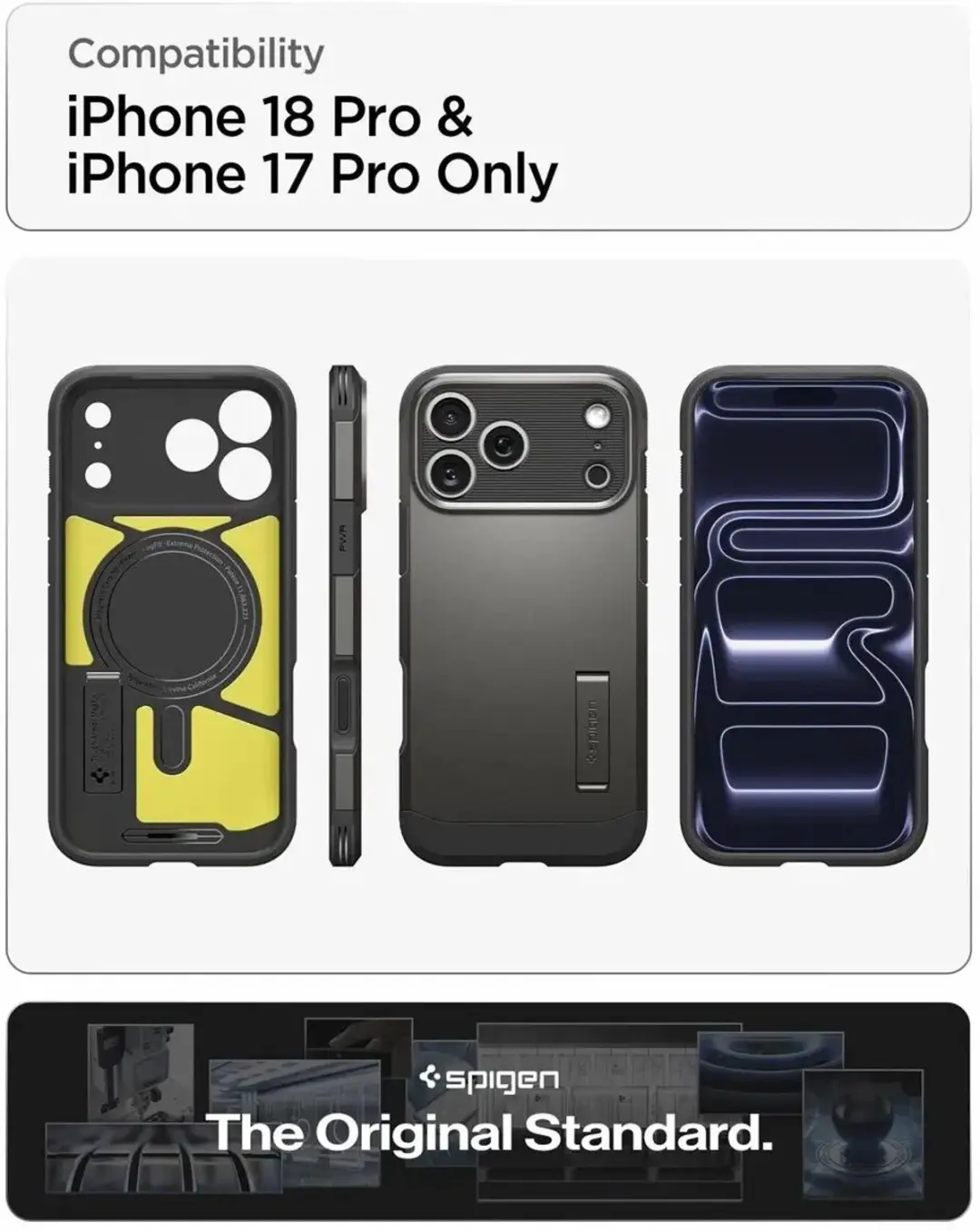 Spigen Tough Armor T MagFit iPhone 18 Pro/17 Pro - Zwart - afbeelding 3 van 6
