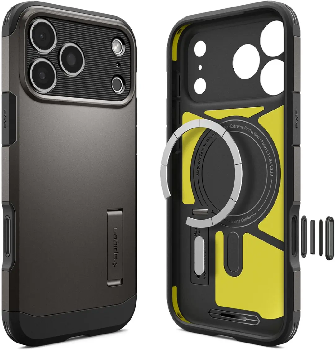 Spigen Tough Armor T MagFit ACS12174 Hoesje - Gunmetal - afbeelding 5 van 6